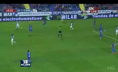 levante-espanyol 1-2 Caicedo great goal