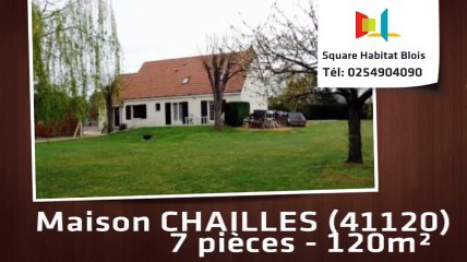 A vendre - Maison/villa - CHAILLES (41120) - 7 pièces - 120m²