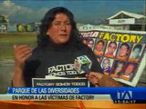 Organizan evento en honor a las víctimas de Fáctory