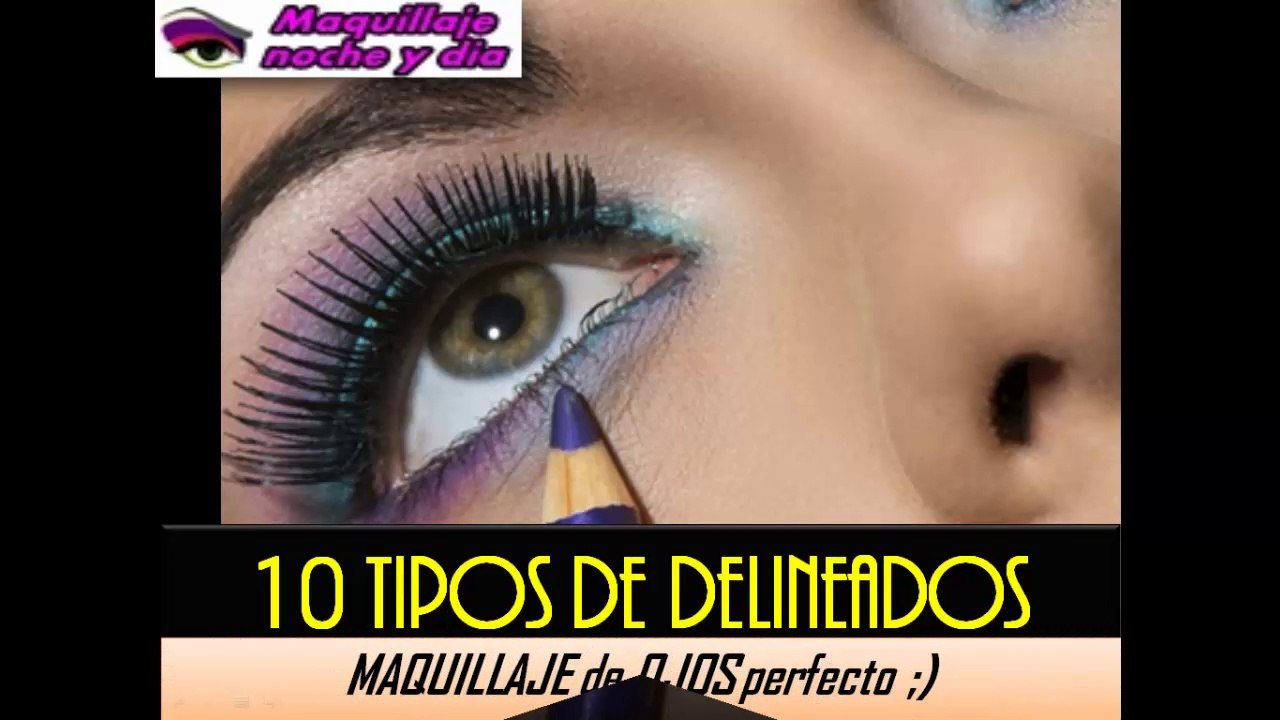 DELINEADO DE OJOS |  ¡10 Tipos Diferentes! Delinea tus ojos bien