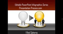 How to Create Filled Spheres in PowerPoint: Editable Infographics Series