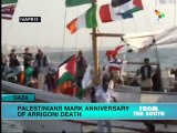 Palestinians mark anniversary of death of Italian solidarity activist