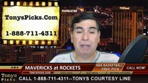 Houston Rockets vs. Dallas Mavericks Free Pick Prediction NBA Pro Basketball Playoffs Game 1 Odds Preview 4-18-2015