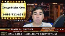 Memphis Grizzlies vs. Portland Trailblazers Free Pick Prediction NBA Pro Basketball Playoffs Game 1 Odds Preview 4-19-20