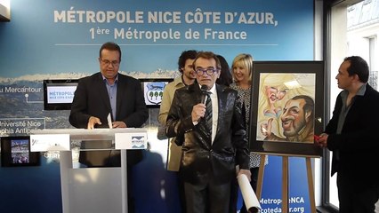 Exposition "J'y cours" - Rémy MOLINARI - présentation du cadeau