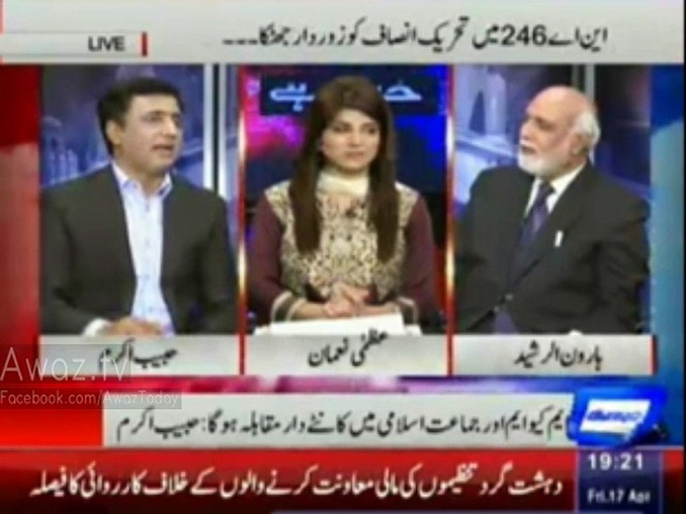 Jamat e Islami made a mistake by not supporting PTI candidate in NA-246- Haroon Rasheed