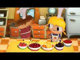 Telmo y Tula - Macedonia de Frutas- recetas postres  para niños, dibujos animados