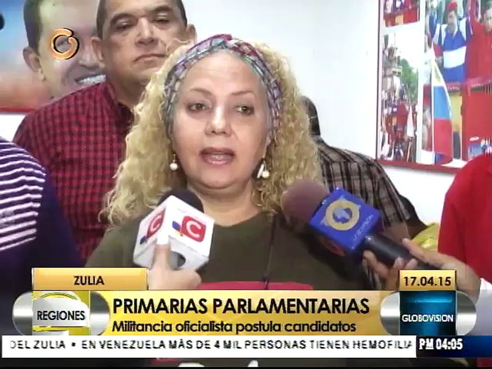 Oficialismo postula candidatos a parlamentarias en Zulia