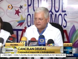 Pagan deudas a trabajadores del Hospital Central de San Cristóbal