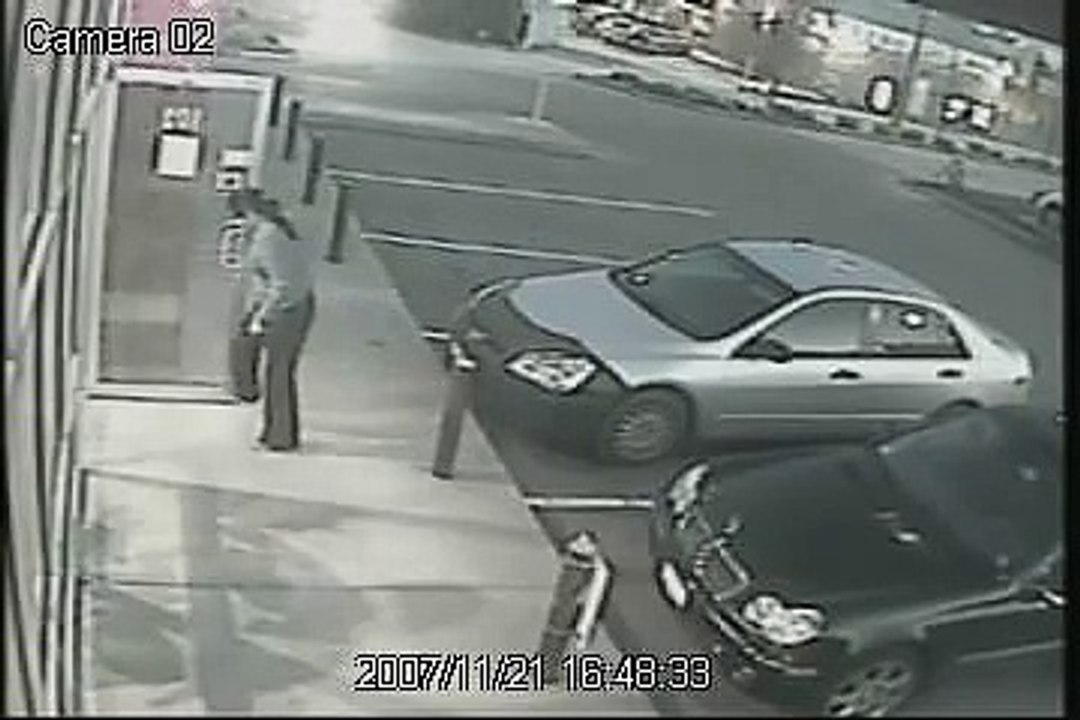 Flying Angel captured on security camera