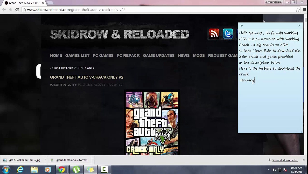 How to download GTA 5 for free from steam *No Crack* with online play 