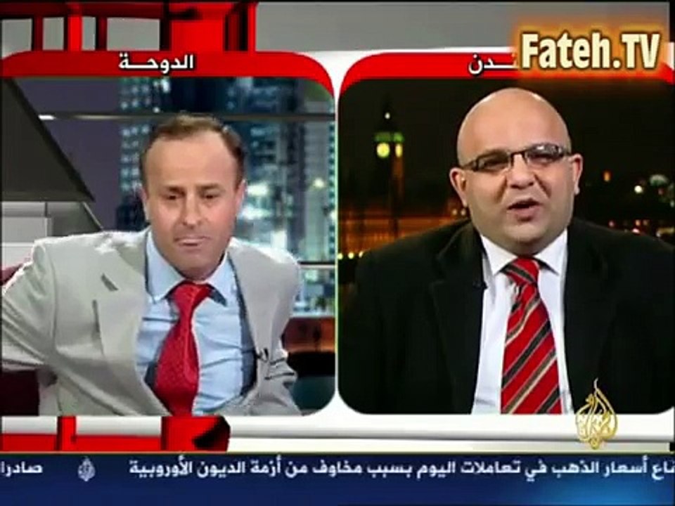 فيصل القاسم يكاد يضرب ضيوفه - مضحك