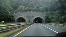 CT 15 (exits 56-63) northbound - Wilbur Cross Parkway (Summer)