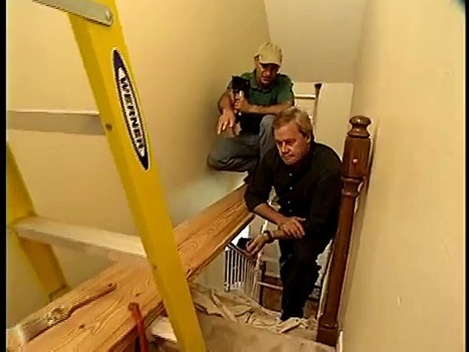 How to Make a Scaffold to Paint a Stairway