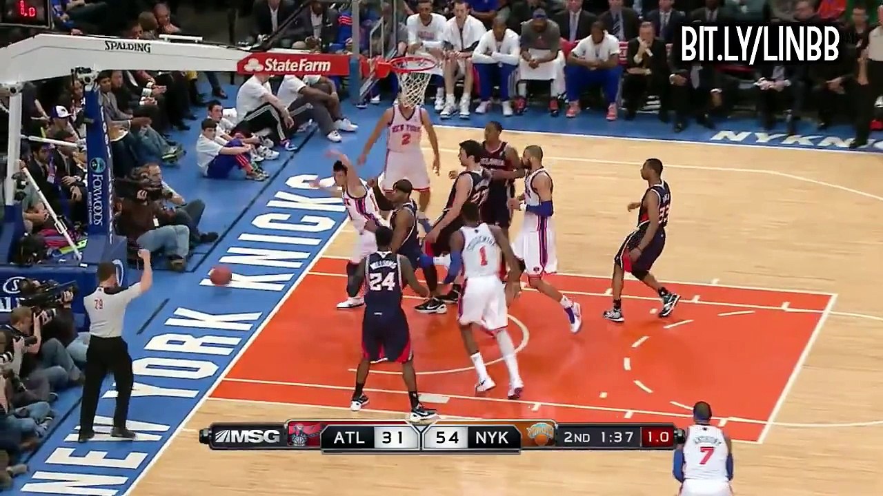 Jeremy Lin vs Hawks FULL HIGHLIGHTS | 2.22.12 | HD