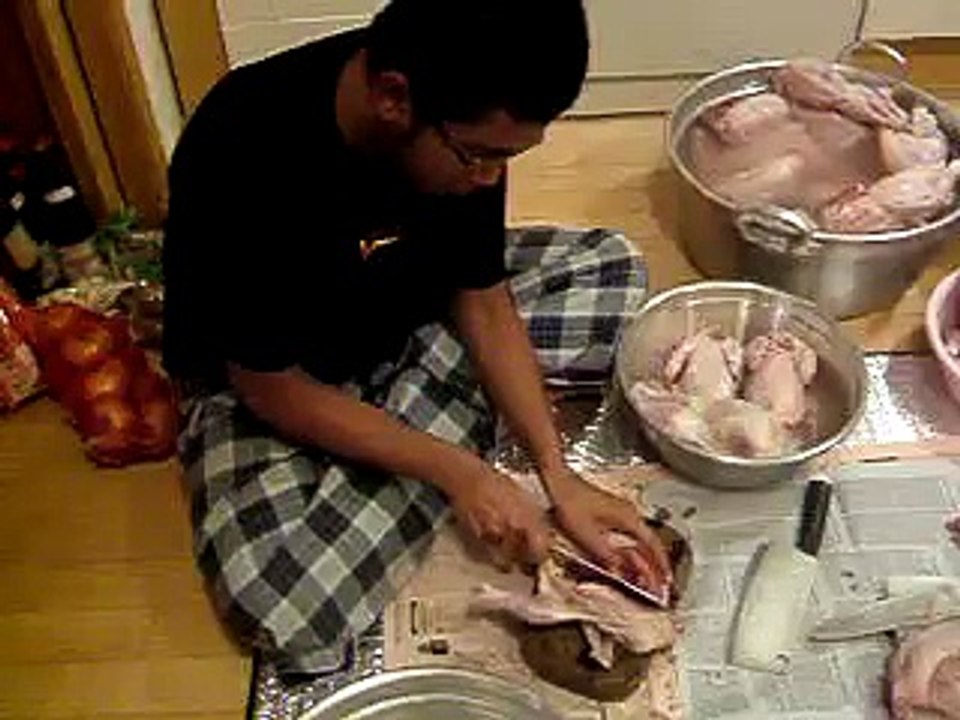 potong ayam korea