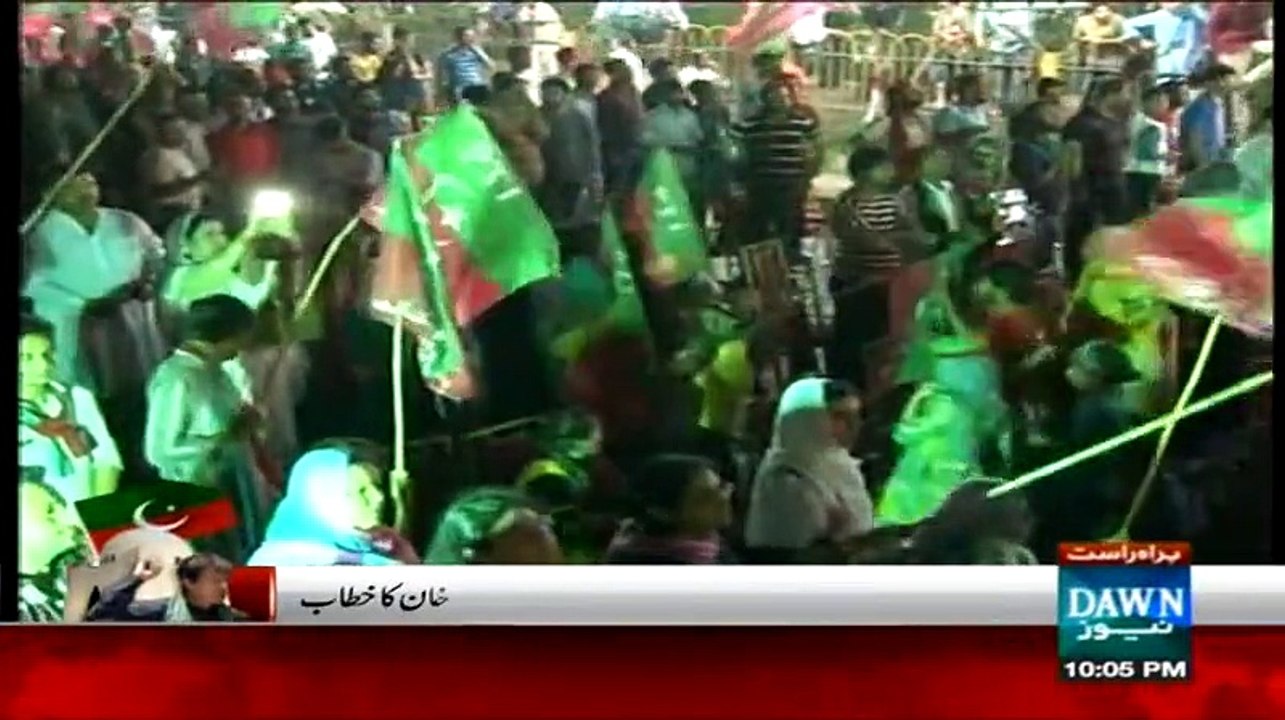 Imran Khan Blasted Speech In PTI Karachi Jalsa - 19th April 2015