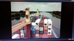 Container Ship Crash collision with tanker in Kiel Canal 2011 SHIP CRASH --video 1/2--