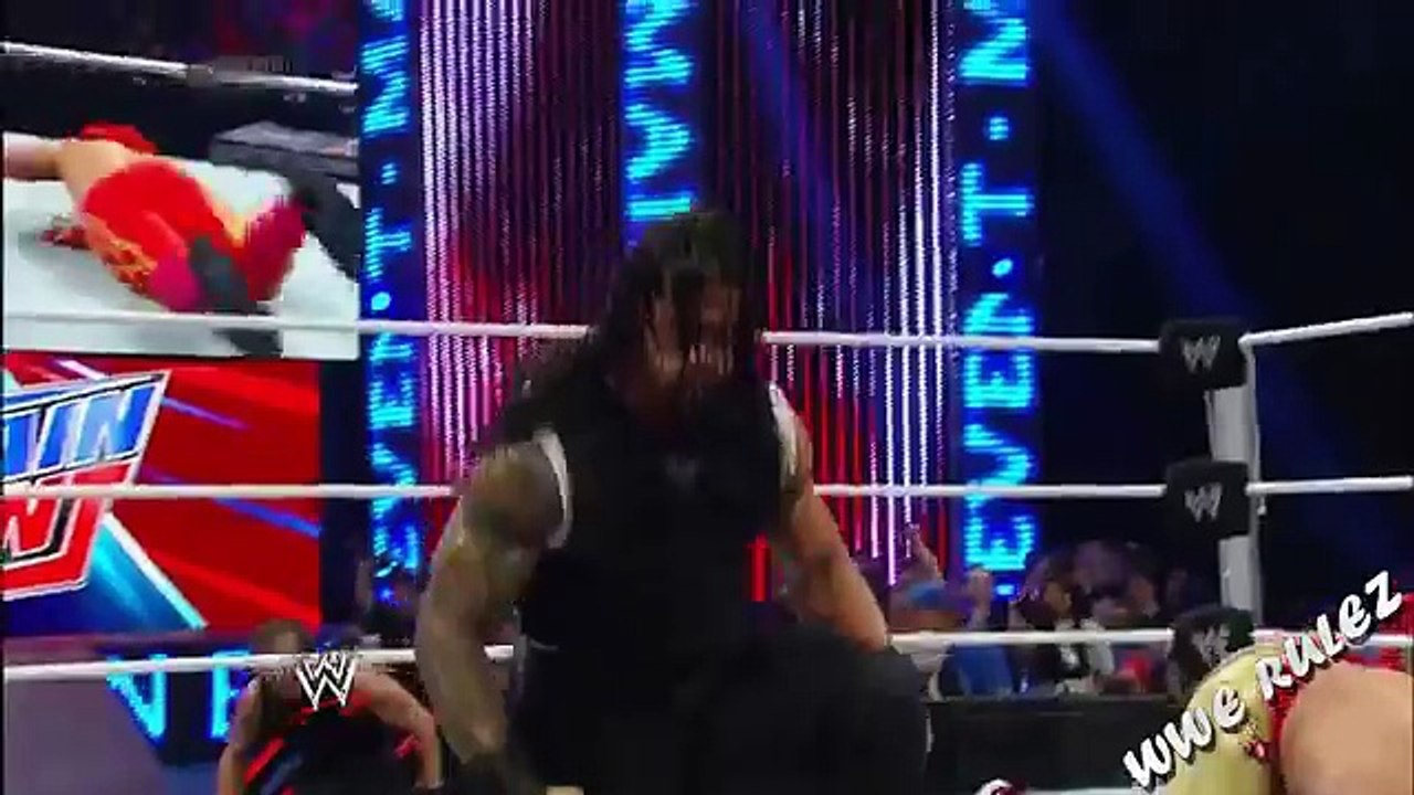 WWE SMACKDOWN 16/04/15 Full Show : Roman Reigns Top 10 Spears