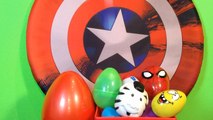 10 Kinder Surprise Eggs Toys w/ characters from Spiderman Batman Angry Birds & Gogo's Crazy Bones!