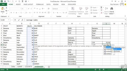 Excel 2013: Mastering AVERAGEIF to Calculate the Mean of Selected Cells 📊