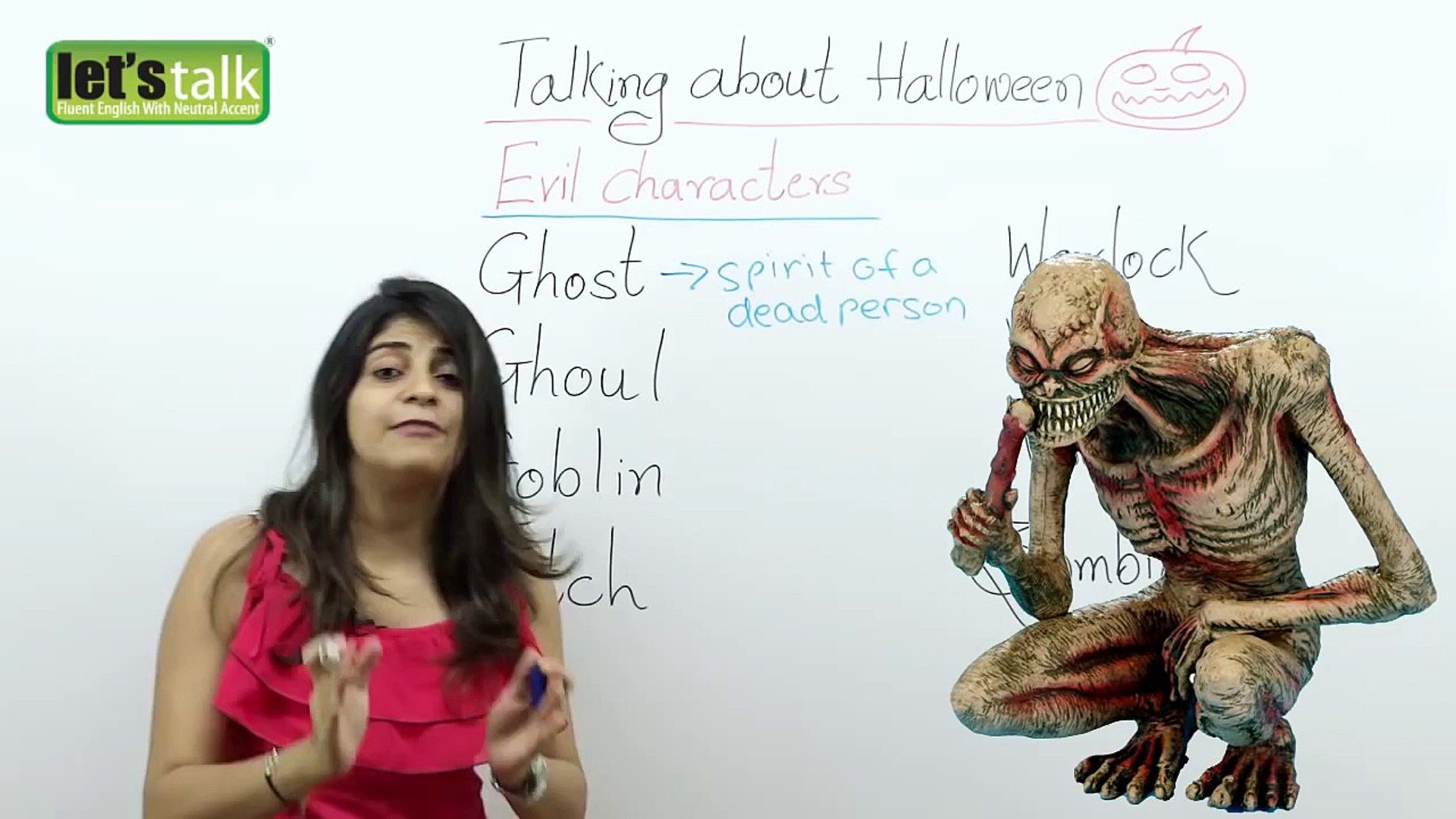 Halloween - English Lesson ( ESL )