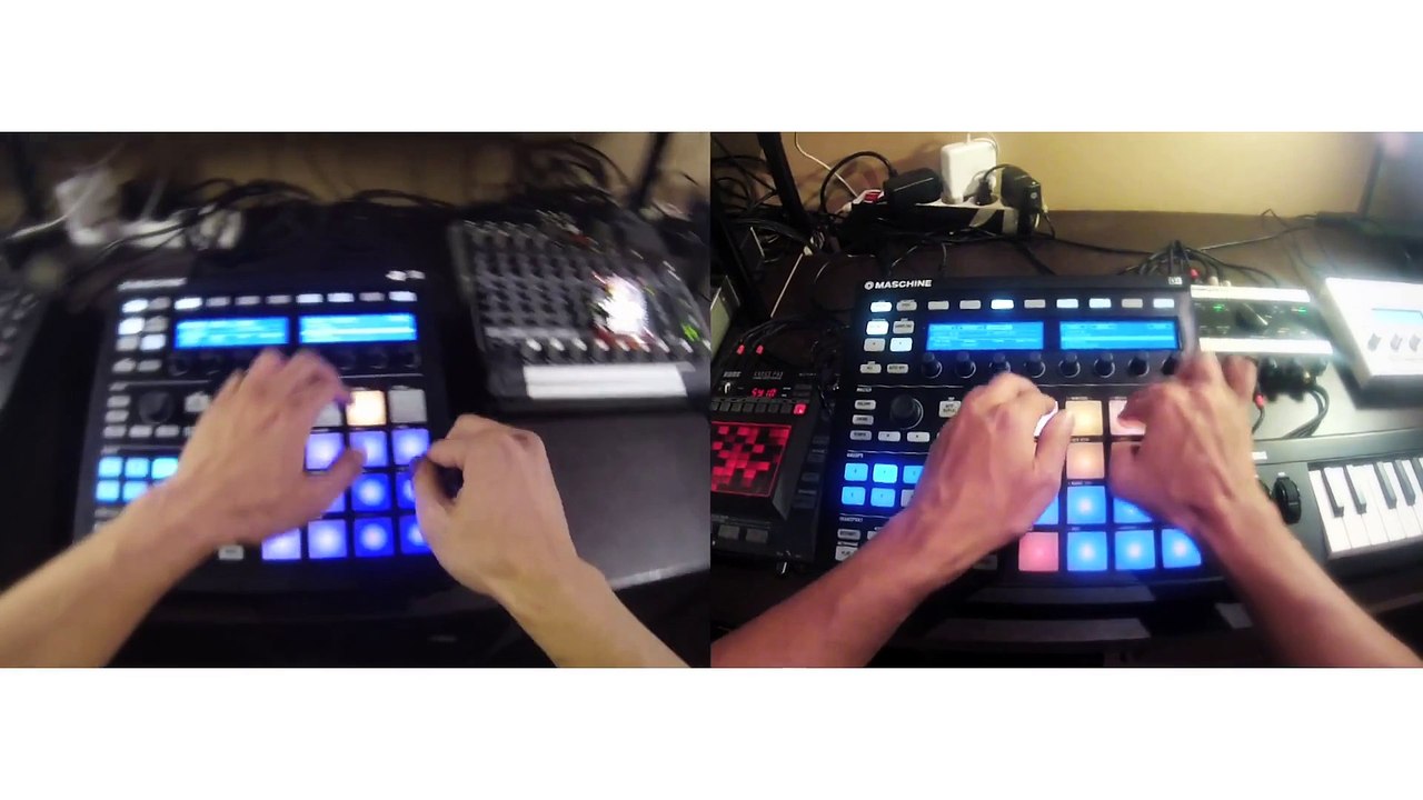 2 DJ, 20 doigts, 32 pads et 62 samples pour une performance incroyable!