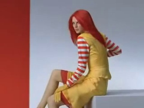 Taylor Swift's evil twin in Japanese McDonalds Ad