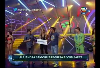 "Combate": Alejandra Baigorria volvió al 'reality show'