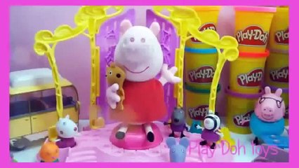 peppa pig plasticina egg play doh kinder surprise eggs