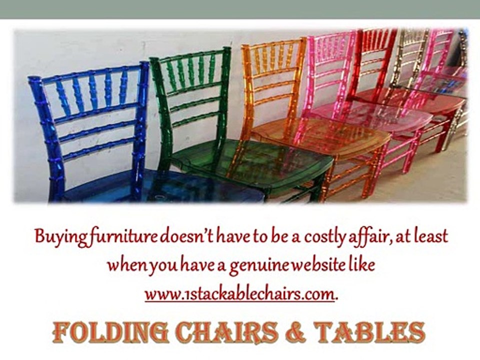 1st Stackable Chair Larry Hoffman