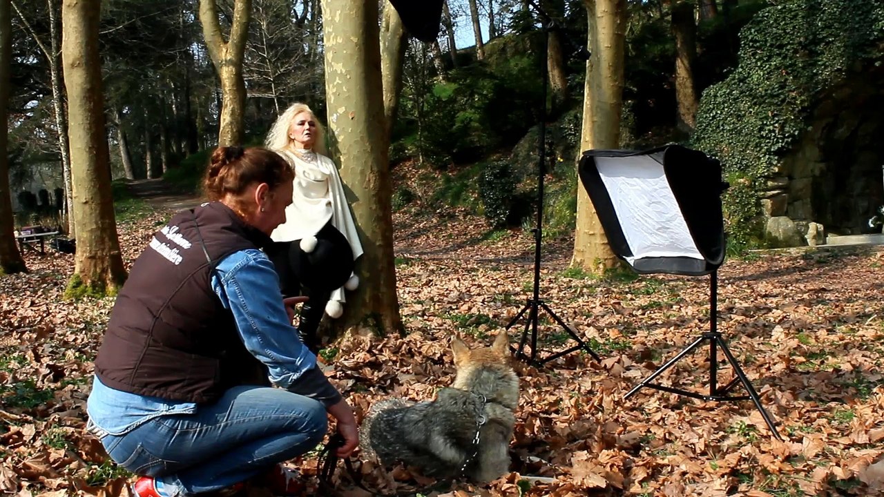 Making of shoot Richard Echasseriau Photographe Louise and the Wolves en Vendée.