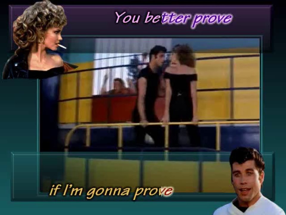 KARAOKE BOF GREASE You're the one that I want (John Travolta feat