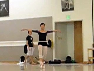 Frances Chung and Joseph Phillips in Diana and Acteon Pas