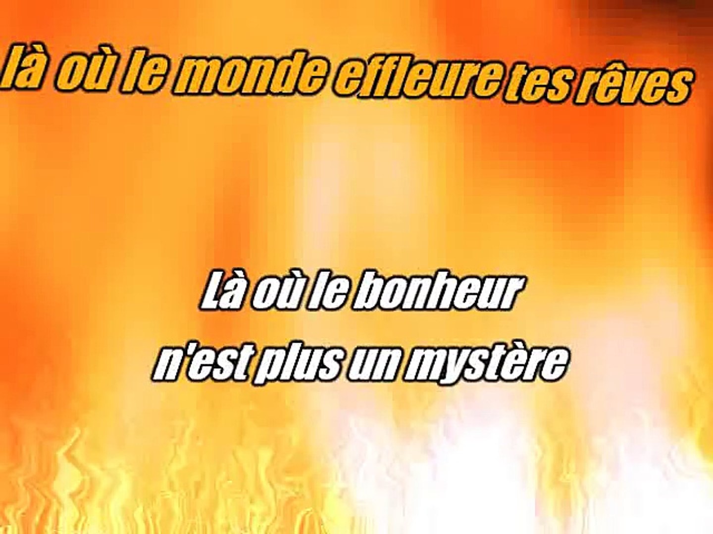 La Ou Je T emmenerai Parole KARAOKE FLORENT PAGNY - Là où je t'emmènerai - Vidéo Dailymotion