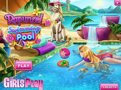 ▐ ╠╣Đ▐► Caring Games - Rapunzel Swimming Pool game