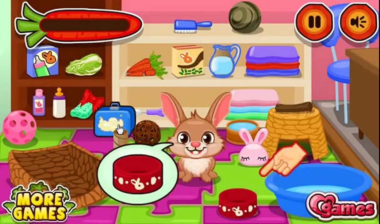 Animaux Jeux - jeu mignon soins Lapin