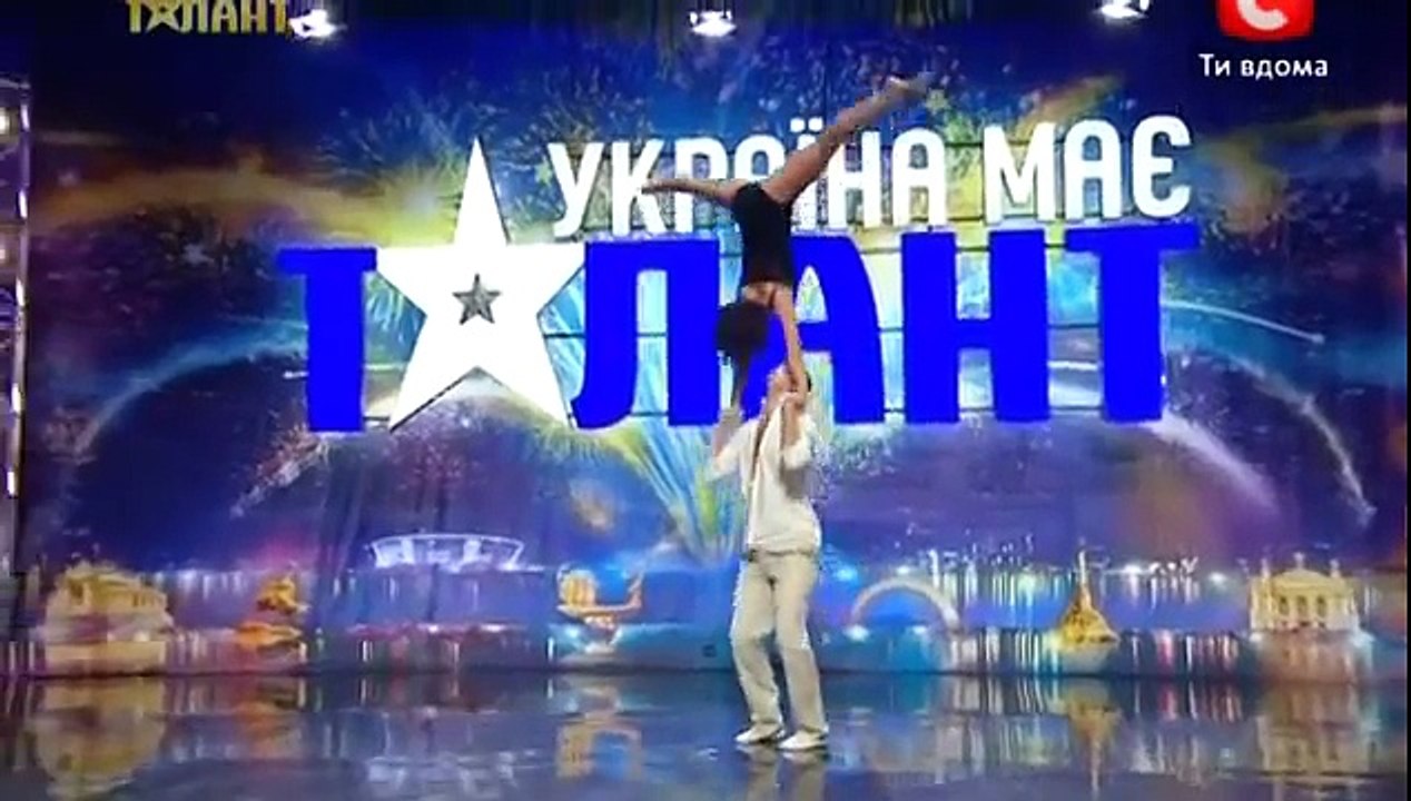 Ukraine's Got Talent AMAZING DANCE ! Duo Flame - Je t'aime ( Lara Fabian )