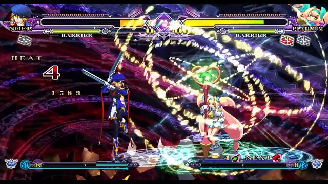 BlazBlue Continuum Shift Extend PC HD 1080p steam gameplay Noel VS Platinum 블레이 블루 컨티뉴엄 시프트 익스텐드