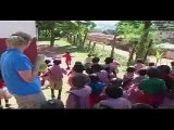 Volunteers create libraries in Ugandan schools