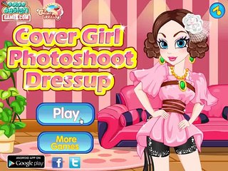 Gadis sampul pemotretan berdandan permainan