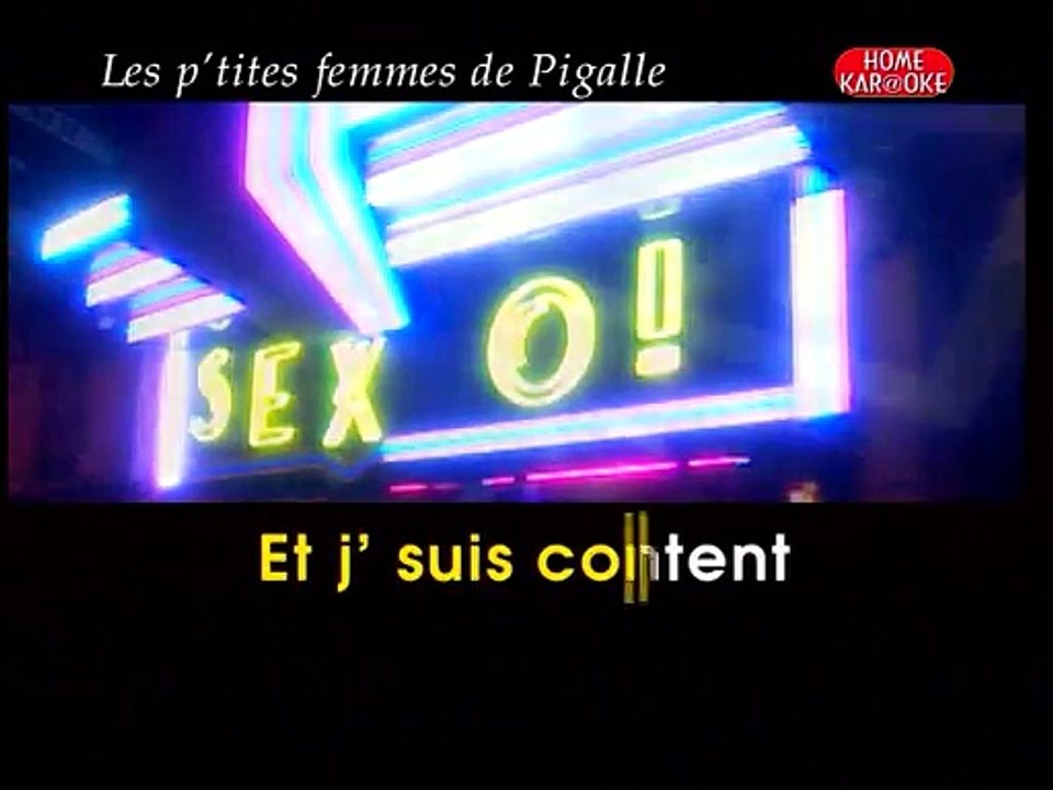 KARAOKE SERGE LAMA - Les petites femmes de Pigalle