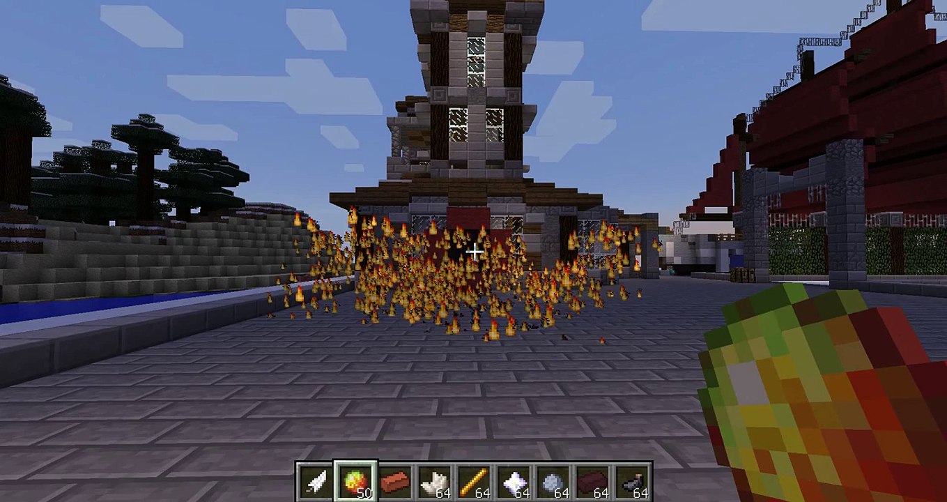 Minecraft  Обзор Плагина Оружие PVPGunPlus Для Minecraft