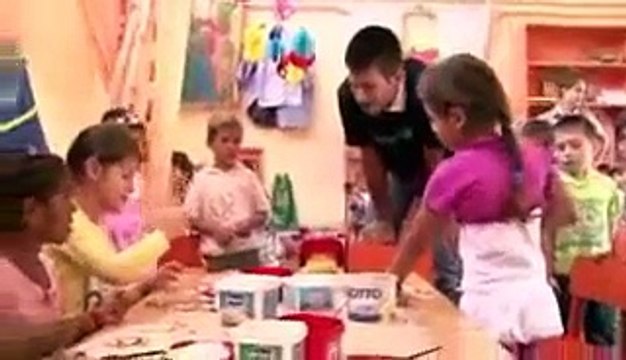 Tennis star Novak Djokovic visits inclusive kindergarten in Serbia