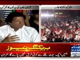 Imran Khan Press Conference After Reaching Karachi - 18th April 2015