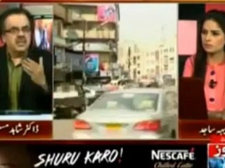 Dr Shahid Masood Tore the Paper into Pieces in a Live Show