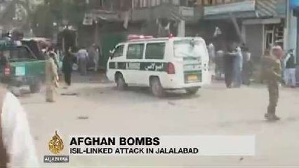 Deadly suicide bombings hit Afghanistan's Jalalabad