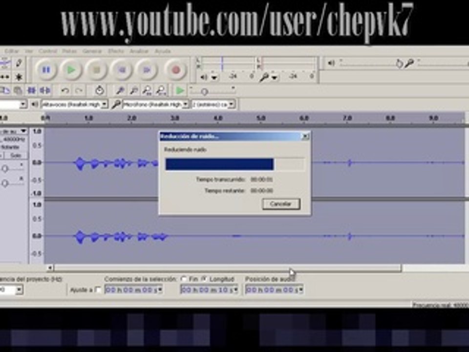 Tutorial - Como quitar ruido a una grabación (AUDACITY)
