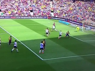 Lionel Messi y la increíble ocasión de gol que desperdició ante Valencia