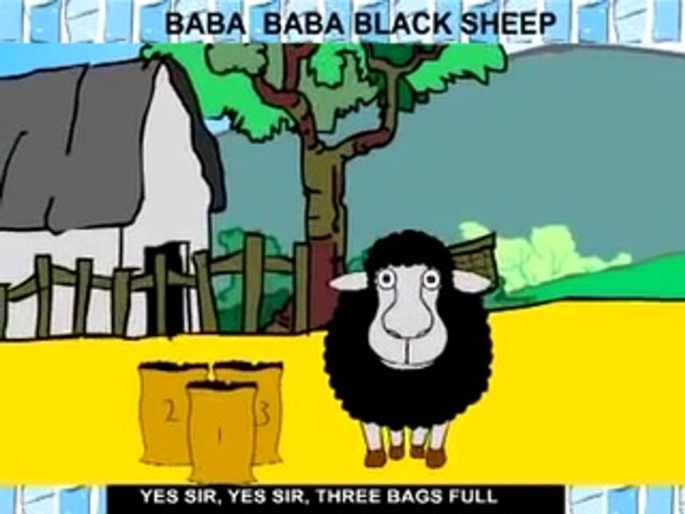 Baba Baba Black Sheep-rhymes-rhymes for children-nursery rhymes-english rhymes-rhymes for kids